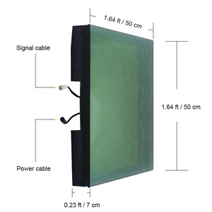 Rgb 3 In 1โฮมเมด3d กระจกไฟ Led เต้นรำชั้นเสื่อแสงสำหรับงานแต่งงาน - Product Image 3
