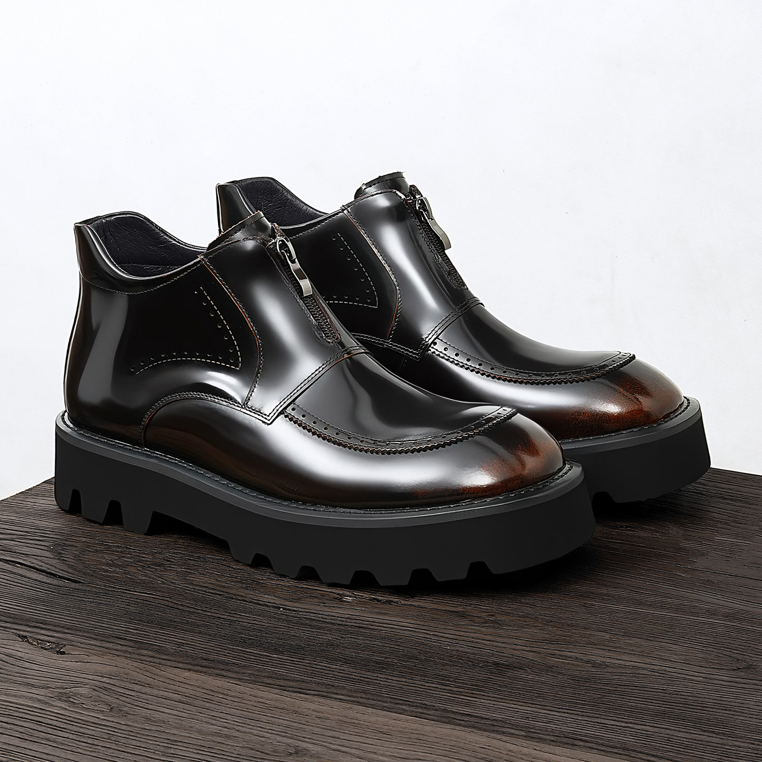 สีน้ำตาล