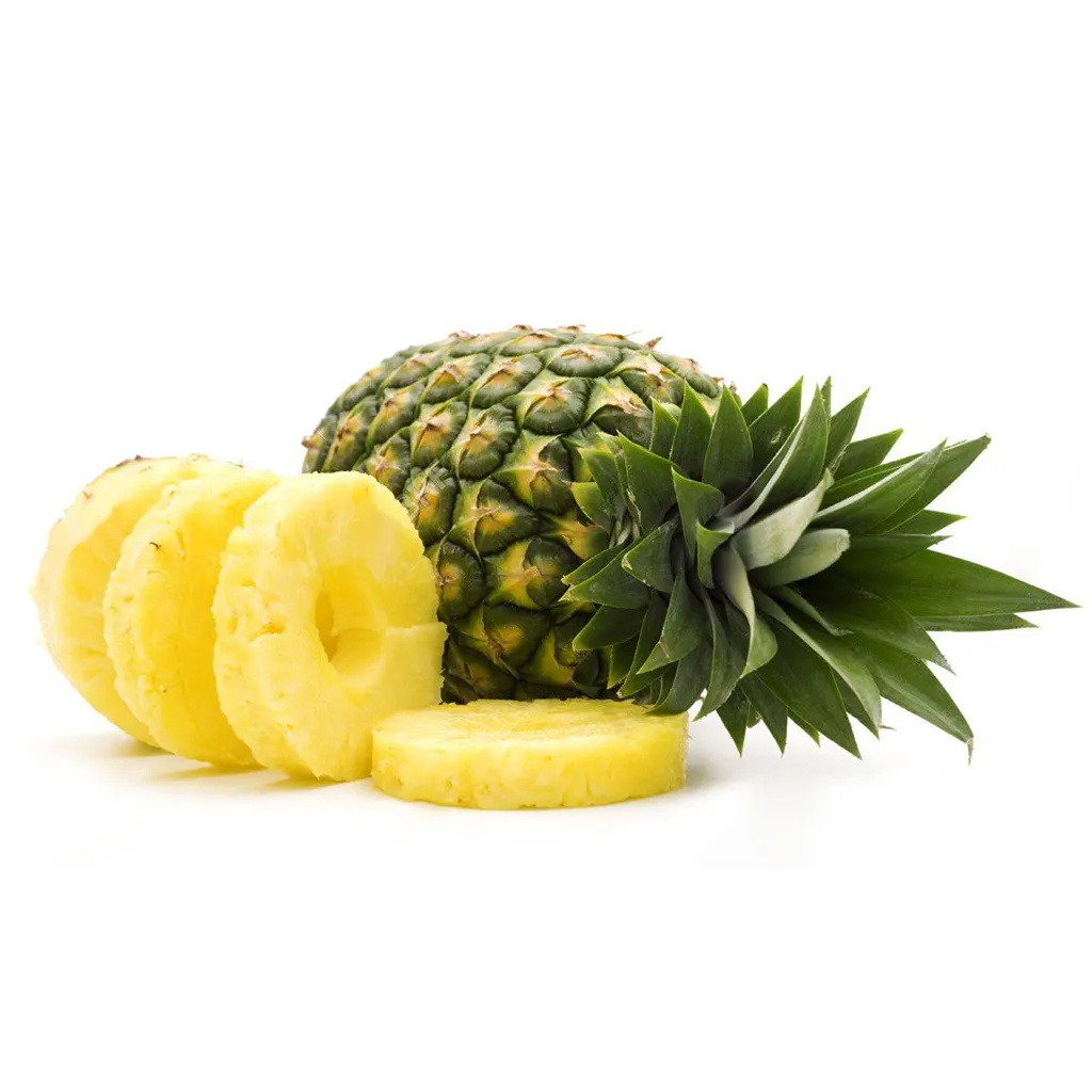 Tranches d'ananas en conserve-Ces tranches d'ananas en conserve sont parfaites pour grignoter ou ajouter aux salades, pizzas ou plats grillés