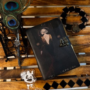 หนังสือคาถา Grimoire พิมพ์วารสารคนรักสมุดบันทึกไพ่ทาโรต์