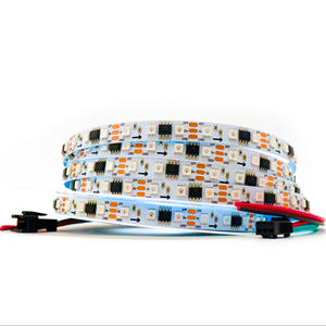 TM1903 SMD 3535対応<span class=keywords><strong>RGB</strong></span> <span class=keywords><strong>LED</strong></span>ストリップ<span class=keywords><strong>96</strong></span> <span class=keywords><strong>LED</strong></span> 1メートルあたり8mmホワイトPCB DC 12V屋内装飾バックライト卸売