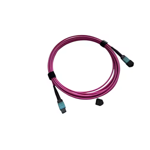 OM3/OM4 MPO Connector Patch Cord 12 Fiber MPO <strong>Trunk</strong> Cable 8/12/24F <strong>MTP</strong> MPO Cable Factory Price - Product Image 5