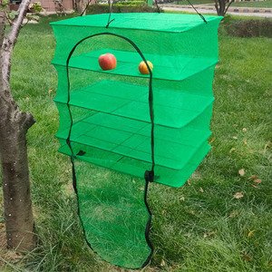 Hanging <strong>Drying</strong> <strong>Net</strong> 6-<strong>Layer</strong> Foldable Fish <strong>Drying</strong> <strong>Net</strong> 13.7 * 13.7 * 24.1 Inches <strong>Drying</strong> Rack for <strong>Drying</strong> Fruits Vegetables Herbs - Product Image 5