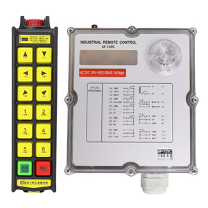 All'ingrosso della fabbrica telecomando senza fili per attrezzature di sollevamento con 12 pulsanti a velocità singola IP68 senza polvere programmabile - Product Image 1