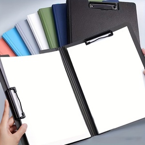 Thiết kế phổ biến A4 Pp điều hành nhựa đu đôi <span class=keywords><strong>clip</strong></span> khóa nhiều màu sắc tùy chọn tài liệu tổ chức thư mục tập tin - Product Image 4