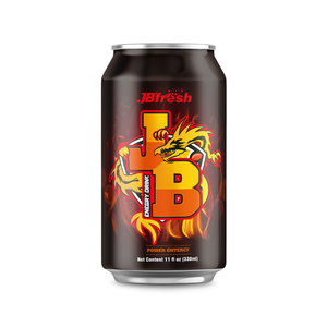 JB'FRESH330mlパワーエナジードリンクカスタム食物繊維強化製造ベトナムの大手エナジードリンクカンパニー - Product Image 1