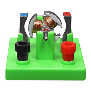 Kit fisico elettrico fisico per la scuola media modelli di fisica Kit di esperimenti per circuiti modello motore aperto modello di motore piccolo DC