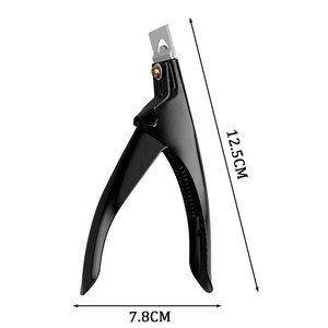 Siyah kavisli tırnak makası manikür ve pedikür aracı parmak ve yanlış tırnak ucu kesici üzerinde kullanın - Product Image 2
