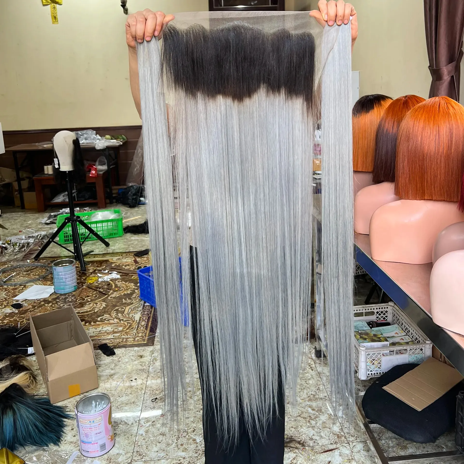 Lang Haar 40 Inch Bestseller Natuurlijke Kleur Vietnamese Bot Steil Menselijk Haar, Rauwe Vietnamese Haarverkoper Lengte 6 " - 40''