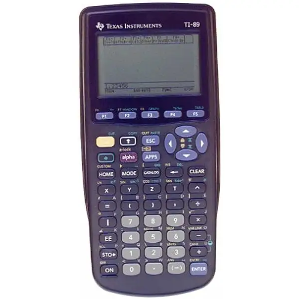 Nouvelle calculatrice graphique TI-89 authentique Texas- Instruments avec fonctions mathématiques avancées avec accessoires complets