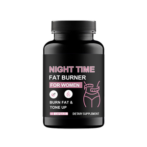 Noite suplemento metabolismo noite queimador de gordura das mulheres ervas cápsulas complexo de queima de gordura com suporte equilíbrio hormonal - Product Image 6