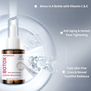 Anti-Aging anında yüz sıkılaştırma cilt kollajen kırışıklıkları azaltmak dolgun cilt C vitamini ve E yüz serumu