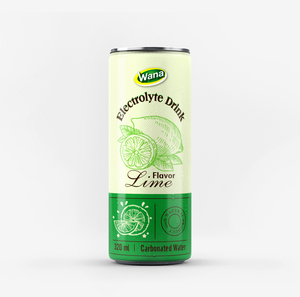 Private Label 320ml Aluminium Can Electrolyte Drink Lime Flavored Soft <strong>Juice</strong> With Sugar and Mandarin Processed Colored - Product Image 1