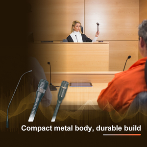 Mạnh mẽ <span class=keywords><strong>Condenser</strong></span> <span class=keywords><strong>Microphone</strong></span> cổ ngỗng <span class=keywords><strong>Microphone</strong></span> có dây cho công việc thảo luận - Product Image 6