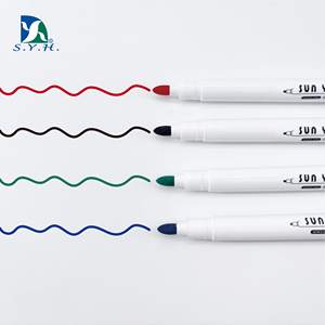 Bút Đánh Dấu Tẩy Khô Từ Tính Kèm Cục Tẩy Bút Bảng Trắng Đầu Nhỏ Mùi Thấp - Product Image 4