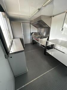 热卖定制不锈钢移动食品卡车拖车新款零食冰淇淋热狗糖果芯片快餐