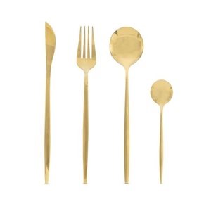 <strong>Simple</strong> and Attractive Look Design Metal <strong>Flatware</strong> and Tableware Use Cutlery Set With Premium Quality - Product Image 5
