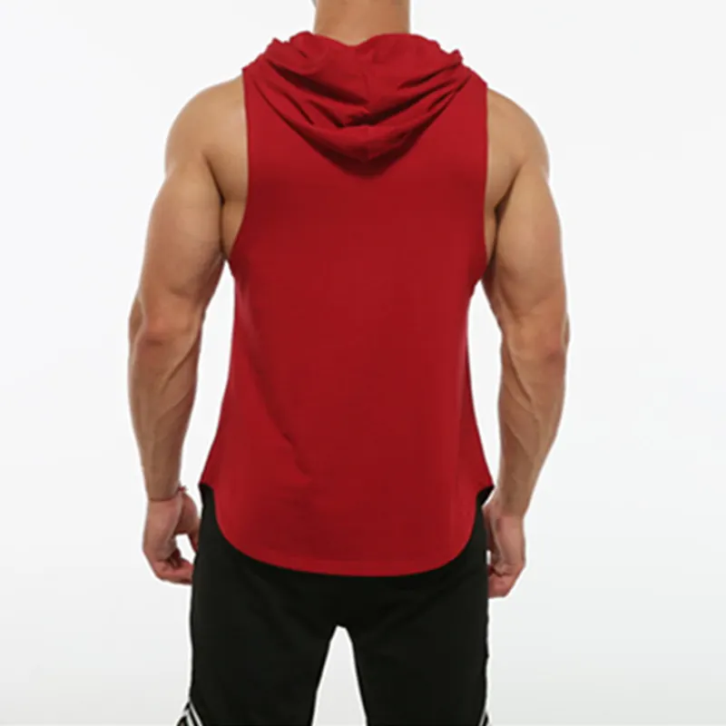 Camiseta sin mangas con logotipo personalizado para hombre, chaleco deportivo para correr, entrenamiento muscular, culturismo