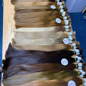 טבעי שחור בצובר 100% remy הארכת שיער אדם cabello cabello בתולה גלם עם מרקם ישר טבעי