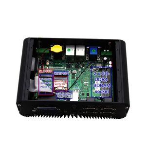 7th Generation Core I5 Industrial PC Fanless Aluminium Design with 8GB DDR4 Memory and 4GB RAM Windows 10 <strong>Operating</strong> <strong>System</strong> - Product Image 2