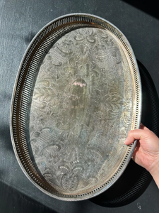 批发黄金装饰板和服务托盘黄铜餐具，日常用于家庭聚会或婚礼装饰 - Product Image 4