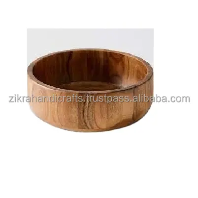 Fresh Wooden Design Serving Bowls Latest Cutlery Set Best Handmade For Festive Party Restaurant And Kitchen Food Serving Bowls