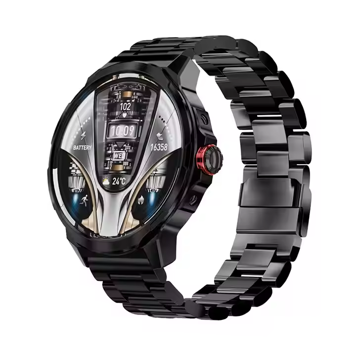 Black stainless steel+Black Silicone