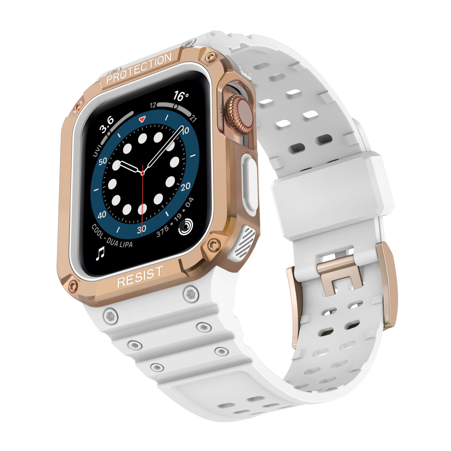 White+Rose gold