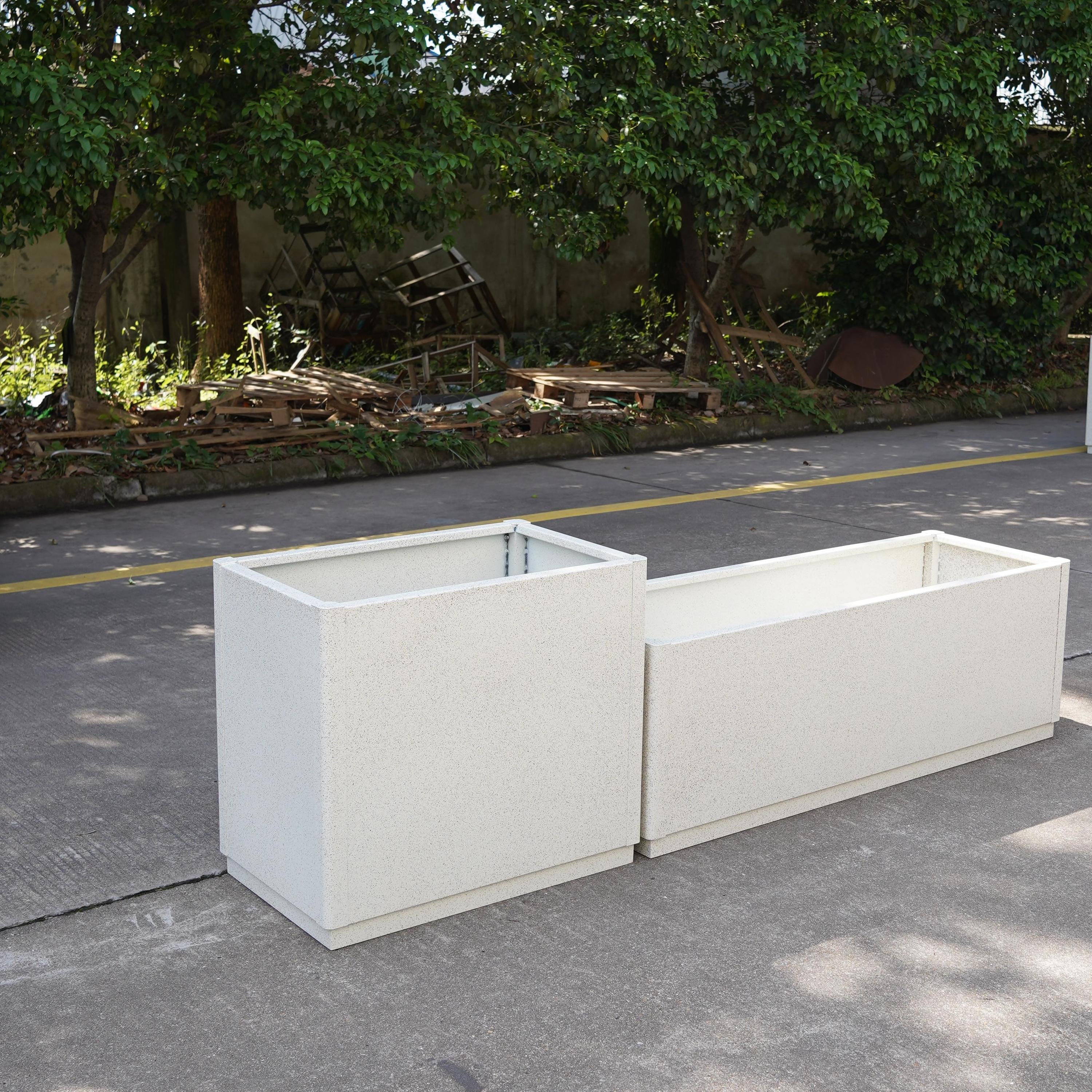White with Stone Pattern