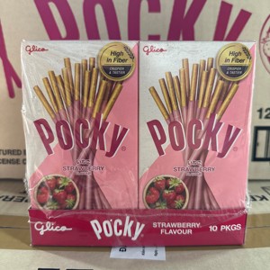 热销pocky混合巧克力片甜味饼干烘焙异国风味日本小吃批发抹茶口味饼干