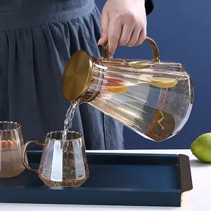大耐热玻璃茶具花茶水壶大透明果汁容器陶瓷茶壶支架底座 - Product Image 2