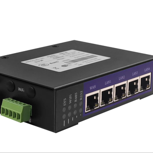 Gran oferta, puerta de enlace inteligente IoT industrial, recopilación de datos, conversión de protocolo múltiple, 4 puertos LAN, se conecta directamente a la Tarjeta 4G
