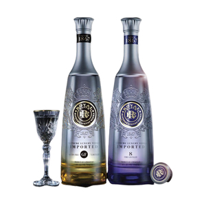 Premium Quality Top Grade Beverage Custom Printed Decorated Glass Bottle 100ML 750ml <strong>1L</strong> 1.75L 375ML Rum Whiskey Tequila Vodka - Product Image 1