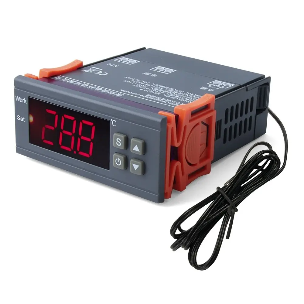 MH-1210W 10A Intelligent Microcomputer Digital Temperature Controller Heating/Cooling Temperature Control Thermostat Regulator A