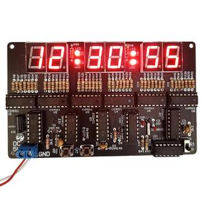 Kit orologio fai da te DC4.5V-5.5V a 6 cifre Display automatico del tempo fai da te sveglia Kit di allenamento per studenti e diyer