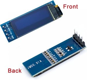 0,91 Zoll I2C OLED-Anzeige modul IIC OLED-Bildschirm DC 3,3 V ~ 5V Kompatibel mit Raspberry PI - Product Image 1