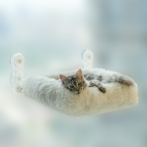 4 güçlü vantuz ile kedi pencere levrek kedi hamak katı Metal çerçeve ve yumuşak kapak kedi yatakları - Product Image 1