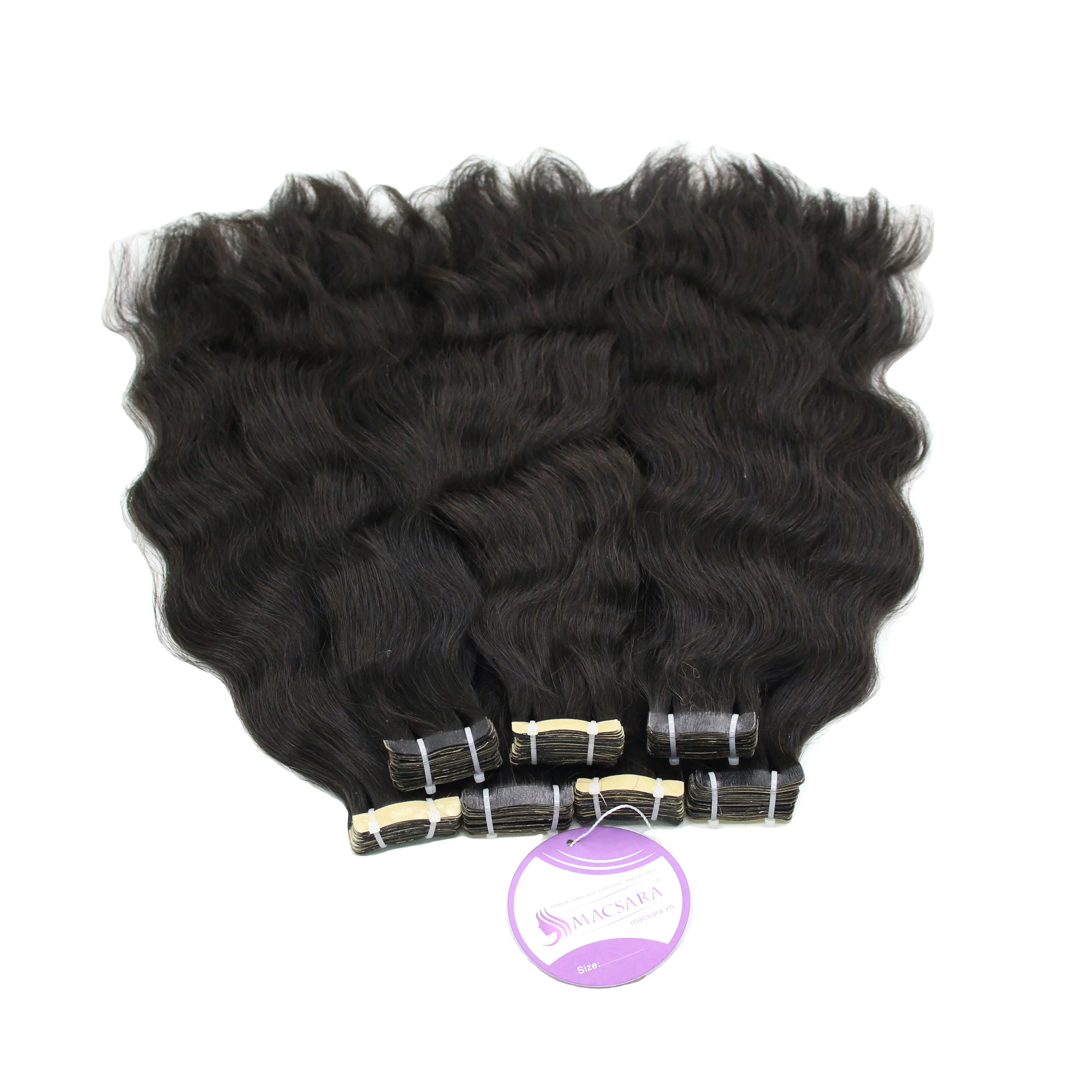 Nastro Per capelli prodotto di bellezza più venduto nelle estensioni dei capelli umani dritto 20 pollici 100G Per confezione ODM OEM