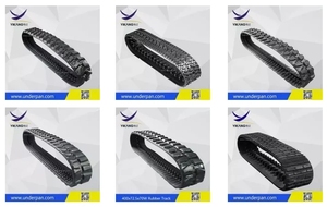 Новый 300x52,5 Вт 300x53 300x55 300x71 300x109 резиновая гусеница для мини-экскаватора детали ходовой части - Product Image 5