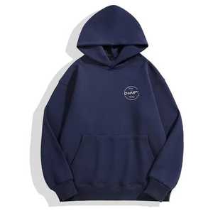 เสื้อสเวตเตอร์แบบสวมหัวมีฮู้ดสำหรับผู้ชายชุดวอร์มผ้าฝ้าย100% แบบสตรีทแวร์สำหรับผู้ชายพิมพ์ลายหยดน้ำตา - Product Image 6