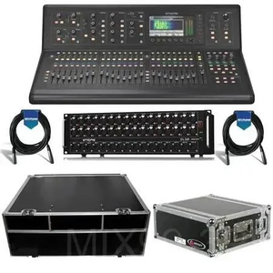 Цифровой микшер Mida's M32R Live с DL32, сценическая коробка 150 'Cat5, сетевой кабель, пластиковый материал