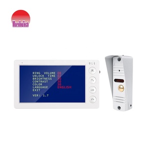 Sistema de videoportero impermeable IP65 de 4 cables, intercomunicador IP económico para Villa Home - Product Image 1