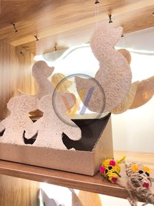 OEMサービスLOOFAHペットおもちゃ、骨、キティ、魚、アヒル、形、歯のペット猫のチューおもちゃに最適、ベトナム製のデンタルケア - Product Image 4