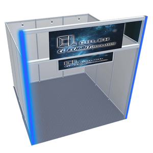 Alto rendimiento 3x3 Shell Scheme Exhibit Show Booths Soporte de exposición modular de aluminio Exhibición Show Displays - Product Image 6