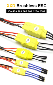 XXD 30A 40A 60A 80A 125A 200A电抗电机速度控制器，用于无刷电机附件RC多轴飞机FPV竞赛无人机 - Product Image 2