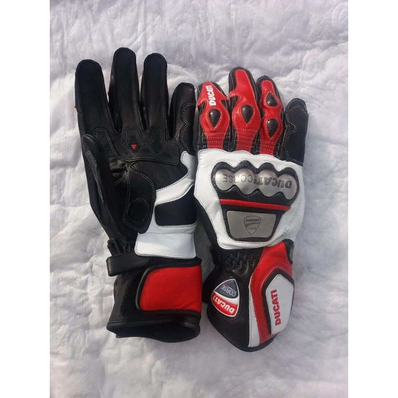 Motosiklet deri eldiven nefes motosiklet eldivenleri Motocross özel Logo ile koruyucu donanım Euro yarış eldivenleri
