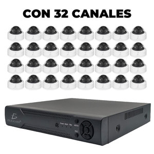 32 Channel 4MP Lite H265+ Security <strong>DVR</strong> <strong>Recorder</strong> with App