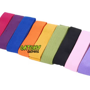 Estera de Yoga de poliéster ajustable con gancho elástico y correas de cincha de bucle - Product Image 6