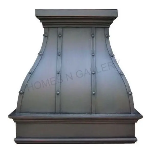 Chimenea de cobre y Metal de alta calidad para montaje en pared, cubierta de campana extractora, disponible en muchos colores