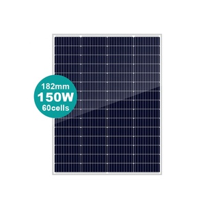 厂家直销价格150W <span class=keywords><strong>120W</strong></span>太阳能电池板单元多晶硅单晶光伏光伏电池太阳能系统